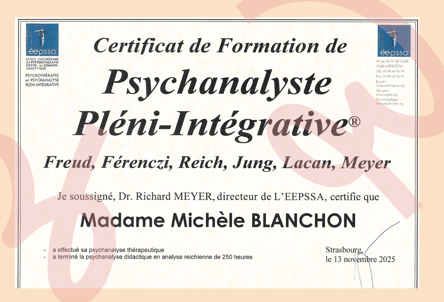 Psychanalyse pleni-intégrative